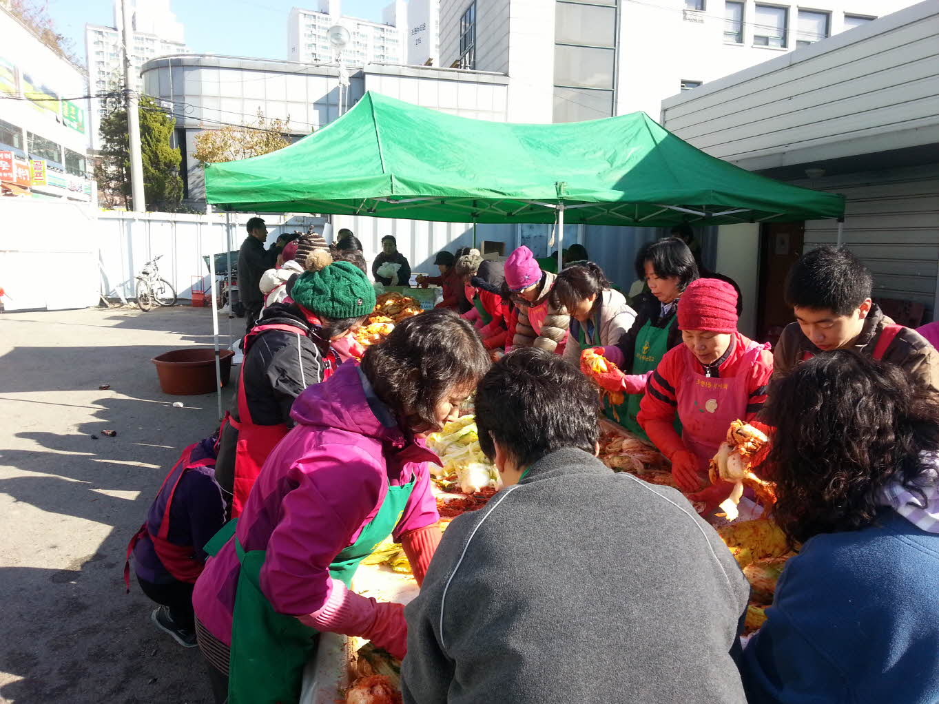 조원1동&#44; 사랑의 김장 나눔 행사 개최